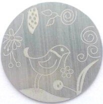 Memory-lockets-plate bird