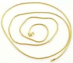 goudkleurige ketting 80cm 