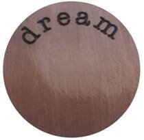 Memory lockets plate dream koper kleurig