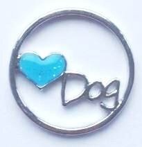 Memory plate love dog