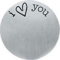 Memory plate I love you