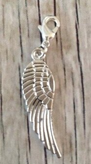 Memory lockets bead dangle angel wing