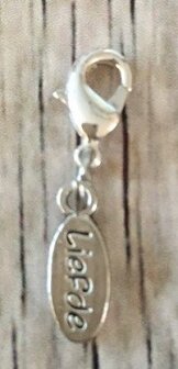 Memory lockets bead dangle liefde