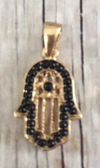 Memory lockets bead dangle hamsa hand