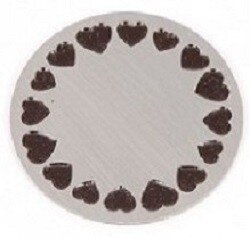 Memory plate hearts