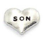 Memory lockets charm heart son