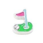 Memory lockets charm golf green