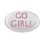 Memory lockets charm go girl