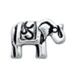 Memory lockets charm elephant