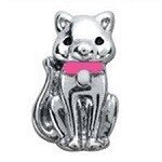 Memory lockets charm cat