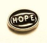 Memory lockets charm hope goudkleurig