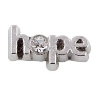 Memory lockets charm hope