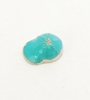 Memory lockets charm cap blue