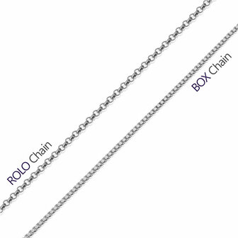 Naamketting sterling zilver 925 met 1 naam en tekst &#039;I love you so much&#039;